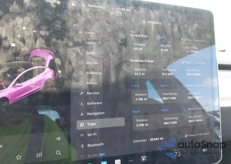 2020 Tesla Model 3 Standard Range Plus Rear-Wheel Drive/Standard Range Rear-Wheel Drive from USA, damaged, VIN 5YJ3E1EA5LF504488